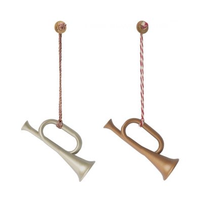 Vánoční plechová ozdoba Trumpets set 2 ks Maileg – Hledejceny.cz