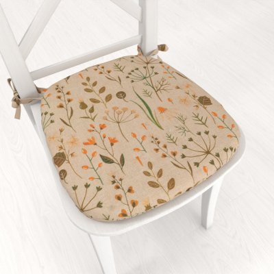 Biante PML-070 Podzimní rostliny na světle hnědém 39 x 37 x 3 cm oblý – Hledejceny.cz