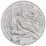 The Royal Mint stříbrná mince Mýty a legendy King Arthur 2024 10 Oz