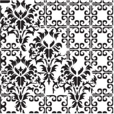 Cadence Šablona plastová kolekce HomeDeko 25x25cm ornamenty 3 – Sleviste.cz