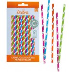 Decora Papírová brčka barevná mix s puntíky 80 ks – Hledejceny.cz