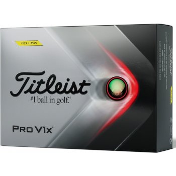 Titleist PRO V1x žluté 3 ks