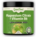 GreenFood Nutrition Magnesium Citrate + Vitamin B6 - Malina 150 g – Hledejceny.cz