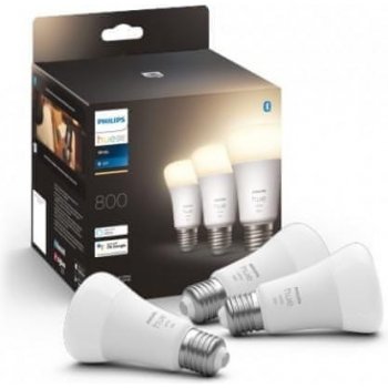 Philips Hue Bluetooth LED White set 3ks žárovek 8719514329881 E27 A60 3x9W 3x800lm 2700K bílé stmívatelné