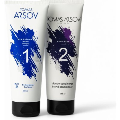 TOMAS ARSOV Sapphire šampon 250 ml + kondicionér 250 ml – Zboží Dáma