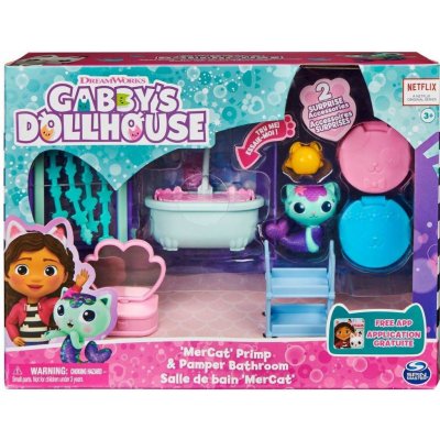 Spin Master Gabby's Dollhouse Deluxe Koupelna s Rybočkou – Zboží Mobilmania