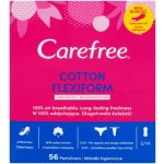 Carefree Cotton Flexiform slipové vložky 56 ks – Zboží Mobilmania