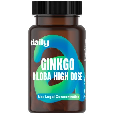 Daily Ginkgo Biloba High Dose 90 kapslí – Hledejceny.cz