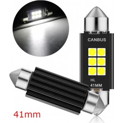 Sofita led žárovka 6 smd 41mm CANBUS DC12V-24V Bílá – Hledejceny.cz
