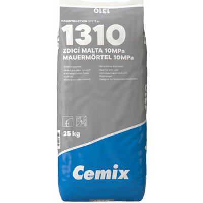 Cemix 1310 10 MPa (021) Zdicí malta 25 kg – Zboží Mobilmania