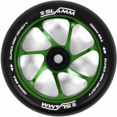 Slamm Team Wheels 110 mm Black/Green kolečko 1 ks