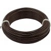 Vázací drát poplastovaný (PVC) HNĚDÝ 1,4/2,0 mm, délka 50 m