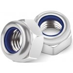 Matice Jeboler M8, balení 20 ks, samojistné, nerezová ocel A2 V2A 304, pojistné matice DIN 985 s – Sleviste.cz