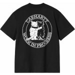 Carhartt WIP Hugging Cats S/S WMS černá – Zboží Dáma