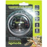 Komodo Teploměr a vlhkoměr kombinovaný analogový 7,5x7,5 cm – Zboží Mobilmania