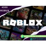 Roblox herní měna 4 500 Robux – Zboží Dáma