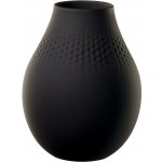 Villeroy & Boch Váza Perle, vysoká, kolekce Manufacture Collier noir - – Hledejceny.cz