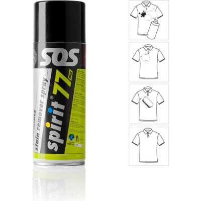 SPIRIT 77 MAX Čistič textilu, skvrn spray 400 ml – HobbyKompas.cz