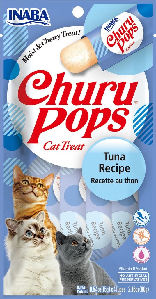 Inaba Churu Pops cat snack tuňák 4 x 15 g