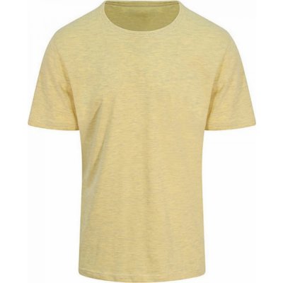 Melírové unisex tričko v pastelových barvách Just Ts 160 g/m Žlutá JT032