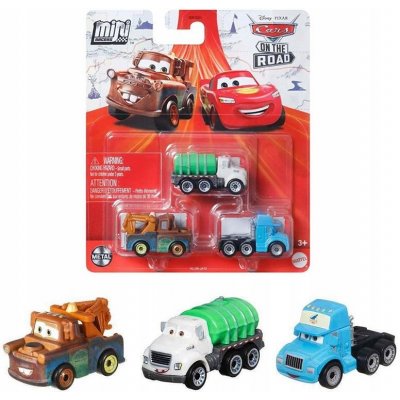 Mattel MikroAuta 3-balení Šrot Erin Kindafast a Šedivý HLL66 mini cars auta – Zboží Mobilmania