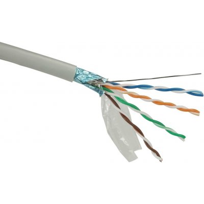 Solarix SXKD-5E-FTP-PVC FTP, drát, Cat5e, 1m – Zboží Živě