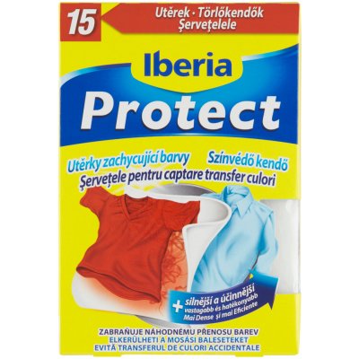 Iberia Protect speciální utěrky pro praní různobarevných oděvů 10 + 5 ks – Zboží Mobilmania