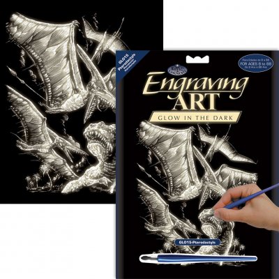 Royal Langnickel Škrabací obrázek svítící ve tmě Pterodactylus – Hledejceny.cz