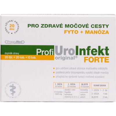 ProfiUro Original Infekt FORTE 40 tablet + 40 tobolek + 10 tobolek – Hledejceny.cz