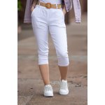 Tříčtvrteční kalhoty PEARL Bílá – Zboží Dáma