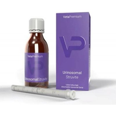 VetaPro Urinosomal Struvite Liposomal sirup na podporu normální funkce močových cest psů a koček 120 ml – Hledejceny.cz