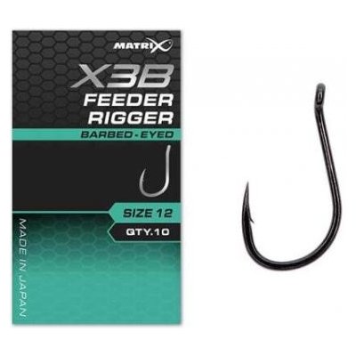 Matrix háčky X3B Feeder Rigger 10 ks vel.14 – Zboží Mobilmania