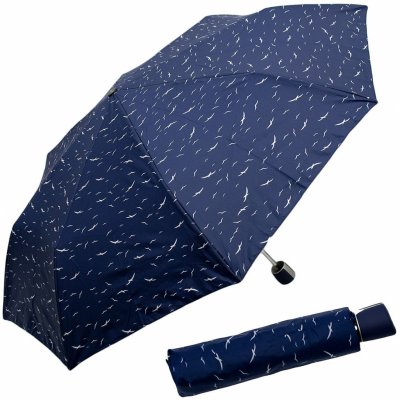 Doppler Mini Fiber Ocean dámský skládací deštník modrý – Zboží Mobilmania