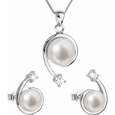 Pavona perlová souprava z říčních perel bílá 29031.1 – Zboží Mobilmania