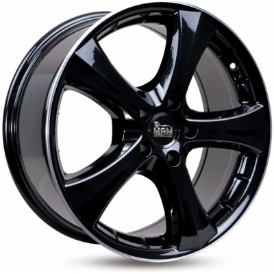 MAM W1N 7,5x17 4x108 ET37 black lip polished – Hledejceny.cz
