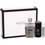 Gucci Guilty Pour Homme EDT 90 ml + deostick 75 ml + EDT 15 ml pro muže dárková sada – Sleviste.cz