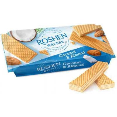 Roshen Oplatky s kokosem a mandlemi 220 g – Sleviste.cz