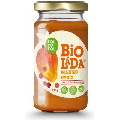 Koldokol Bioláda pomazánka ovocná mango a rybíz BIO 230 g – Hledejceny.cz