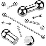 Šperky4U piercing do jazyka činka PJ1014-2412 – Zboží Dáma
