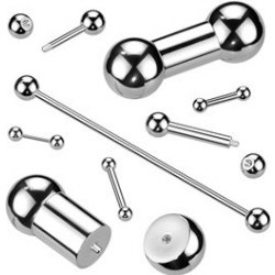 Šperky4U piercing do jazyka činka PJ1014-6014