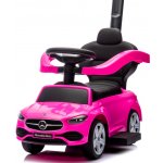 Baby Mix Odrážedlo s vodící tyčí Mercedes Benz AMG C63 Coupe růžová – Sleviste.cz