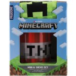 Paladone Dárková sada Minecraft Hrnek TNT a ponožky Creeper 315 ml – Zboží Mobilmania