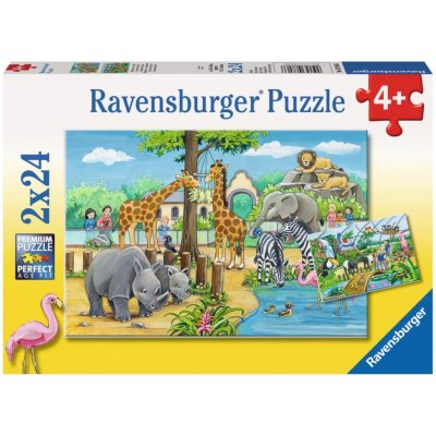 Ravensburger Vítejte v zoo 2 x 24 dílků