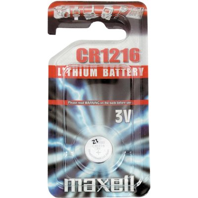 Maxell CR1216 25 mAh 1ks 11238800 – Hledejceny.cz