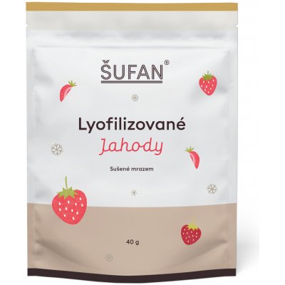 Šufan Jahody lyofilizované 40 g – Zboží Dáma
