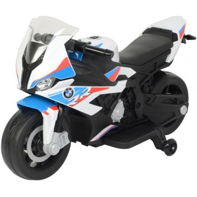 Mamido elektrická motorka BMW S1000RR bílo-modrá – Zboží Dáma