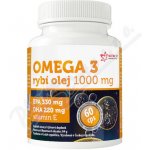 Nutricius Omega 3 Rybí olej 1000 mg EPA 330 mg DHA 220 mg + vitamín E 60 kapslí – Hledejceny.cz