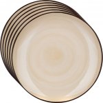 Banquet Sada 6 mělkých talířů Palas 27 cm krémová – Hledejceny.cz