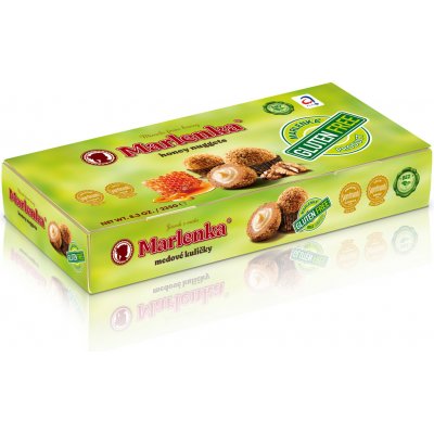 MARLENKA medové kuličky bez lepku 235 g – Zboží Dáma
