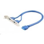 GEMBIRD USB 3.0 PORTY prídavné 2 x USB pro m/b; CC-USB3-RECEPTACLE – Zbozi.Blesk.cz